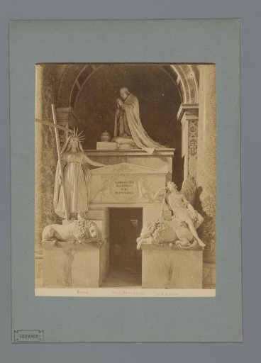 Tomb of Carlo Rezzonico by Antonio Canova in St. Peter's Basilica in Vatican City, Italy