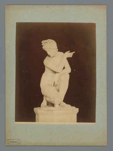 Sculpture of a kneeling Venus in the Vatican Museums, Vatican City, Italy