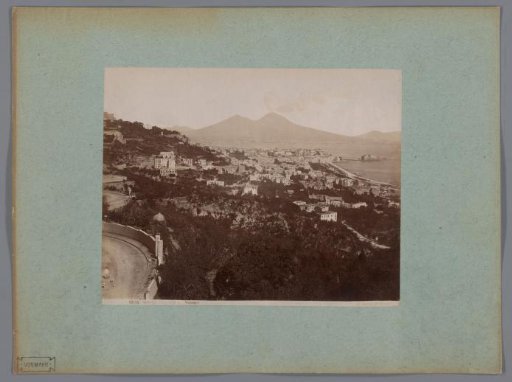 View of Naples and the Vesuvius from the Vomero District, Italy