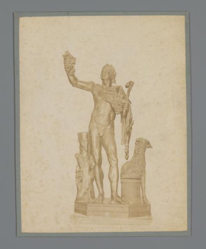 Statue of a drunken faun