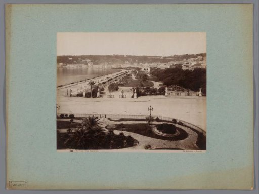 View of the Villa Nazionale in Naples, Italy