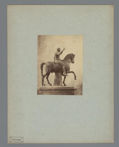 Equestrian statue, possibly of a Roman emperor