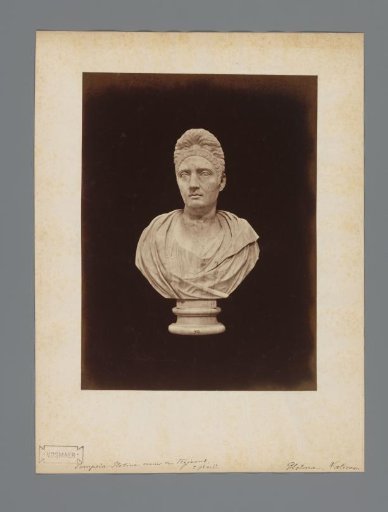 Bust of Pompeia Plotina, wife of Trajan, in the Vatican Museums, Vatican City, Italy