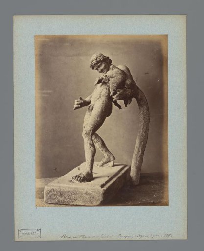 Sculpture of a faun