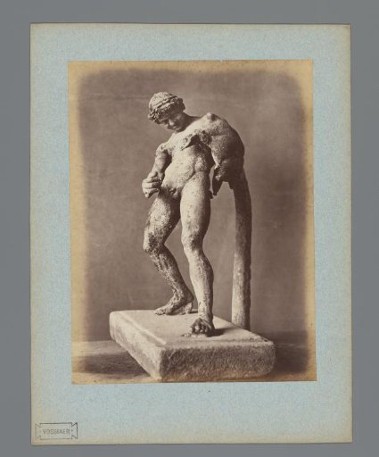 Sculpture of a faun