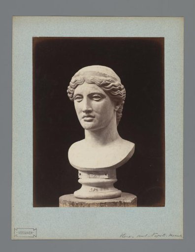 Bust of the Hera Farnese in the Archaeological Museum of Naples, Italy