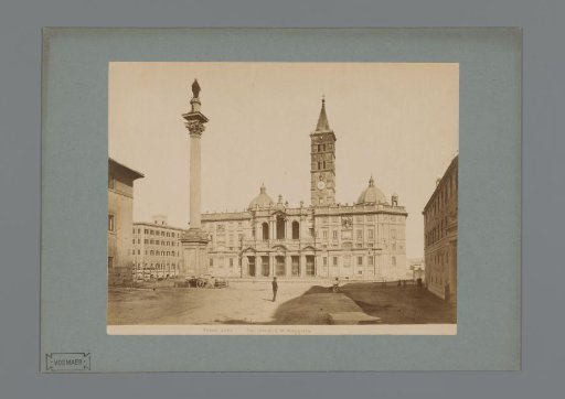 View of the Basilica of Santa Maria Maggiore in Rome, Italy