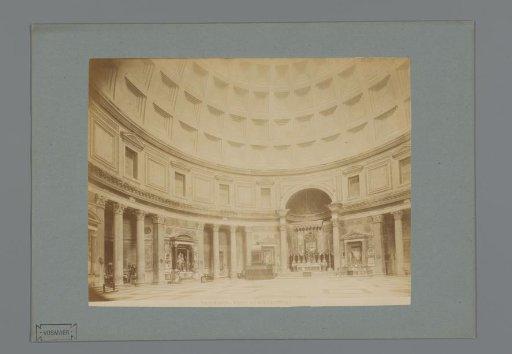 Interior of the Pantheon in Rome, Italy