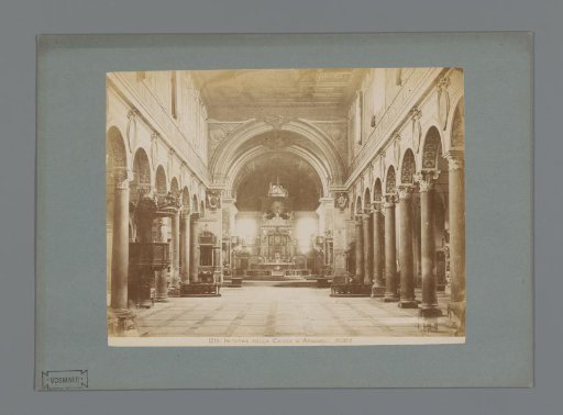Interior of the Santa Maria in Aracoeli in Rome, Italy