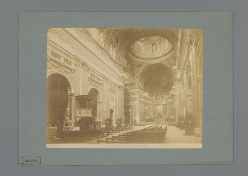 Interior of the Chiesa del Gesù in Rome, Italy