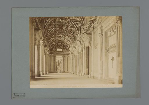 Portico of St. Peter's Basilica in Vatican City, Italy