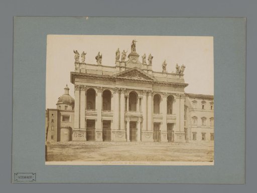 Facade of the Basilica of St. John Lateran in Rome, Italy