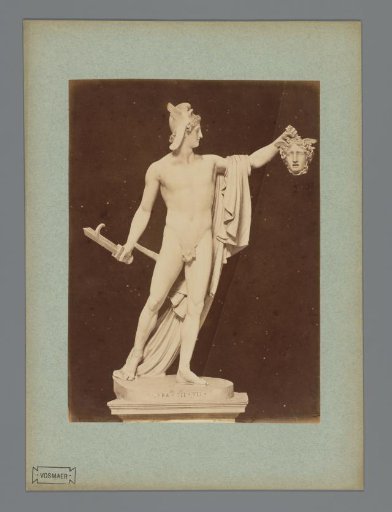 Sculpture of Perseus with the head of Medusa in the Vatican Museums, Vatican City, Italy