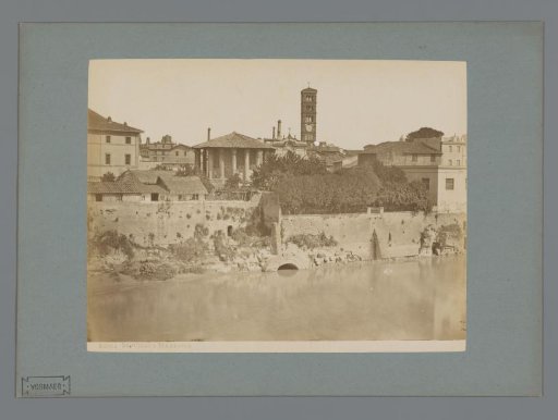 View of the outlet of the Cloaca Maxima in Rome