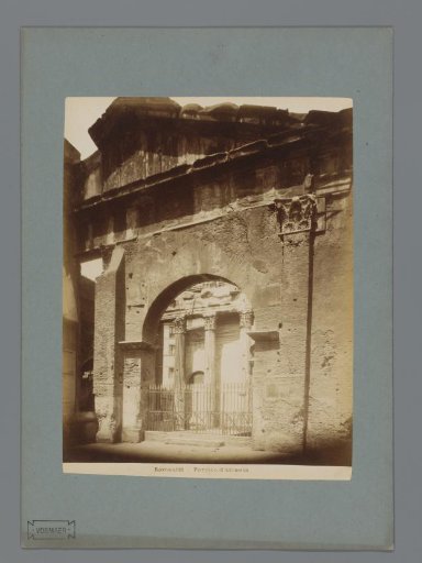 View of the Porticus of Octavia in Rome