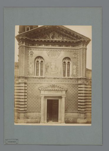 Facade of the Santa Pudenziana in Rome