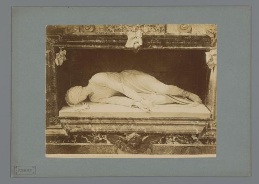 Statue of Saint Cecilia in the Basilica of Santa Cecilia in Trastevere in Rome