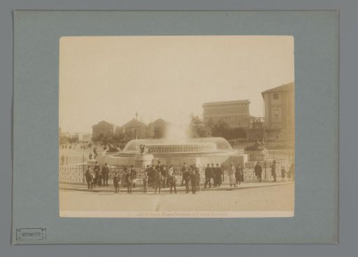 Fountain of the Nymphs at Piazza Esedra in Rome, Italy