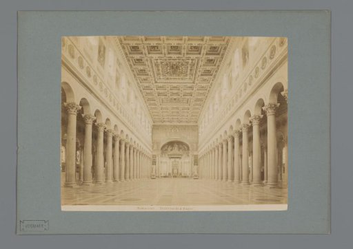 Interior of St. Paul Outside the Walls in Rome, Italy