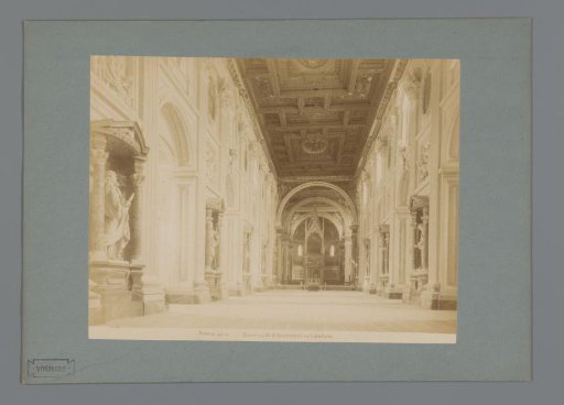 Interior of St. John Lateran in Rome, Italy