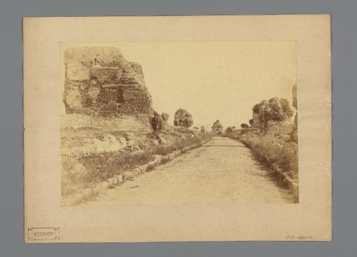 View of the Via Appia near Rome, Italy