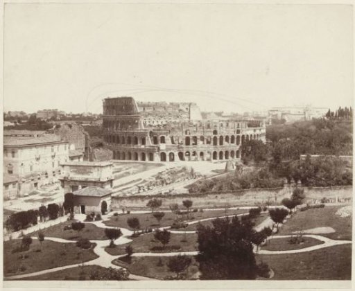 View of the Colosseum, Rome, Italy