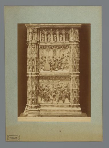 Relief on the silver altar in the Palazzo dell'Opera del Duomo in Florence, Italy