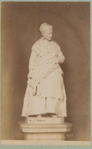 Monument for Caterina Campodonico after Lorenzo Orengo at the Staglieno cemetery in Genoa, Italy