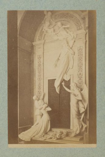 Monument for Gnecco after Antonio Rota at the Staglieno cemetery in Genoa, Italy