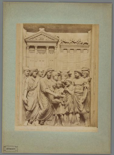 Relief of Marcus Aurelius Offering a Sacrifice in the Capitoline Museums in Rome