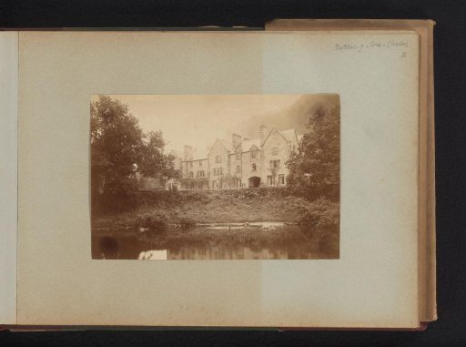 View of the Royal Oak Hotel in Betws-y-Coed, Wales