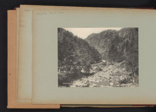 View of the Aberglaslyn Gorge in Wales