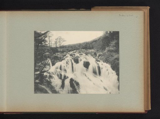 View of Shallow Falls on the Llugwy, Wales