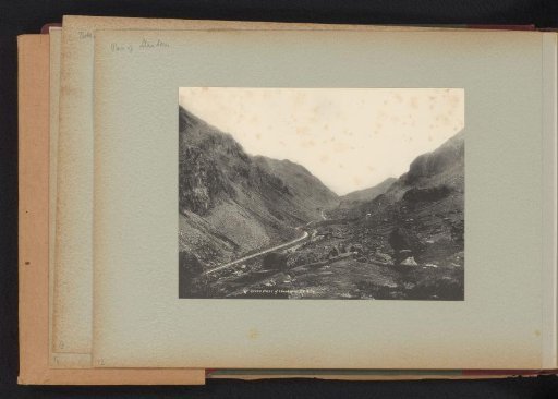 View of a valley near Llanberis, Wales