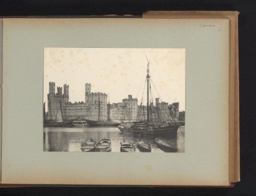 View of Caernarfon Castle, Wales