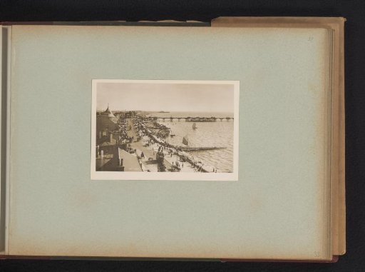 View of the beach and promenade of Blackpool
