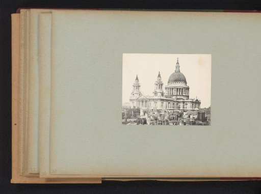 View of Saint Paul's Cathedral in London