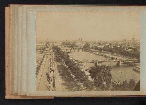 View over Paris and the Seine