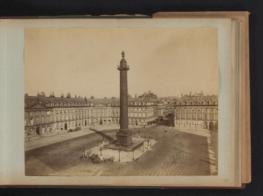 View of Place Vendôme in Paris