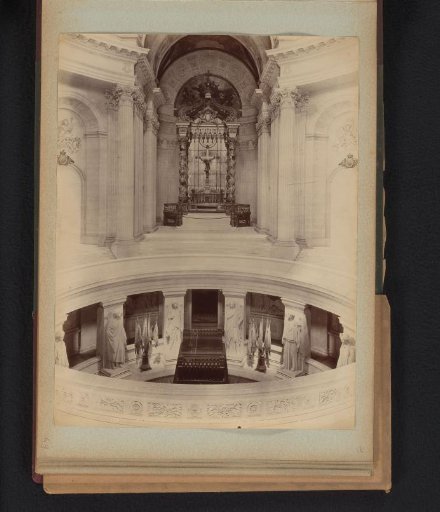 Interior of the Hôtel des Invalides in Paris