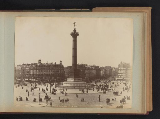 View of Place de la Bastille in Paris