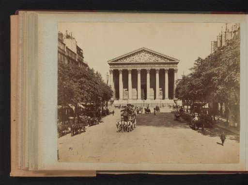 View of la Madeleine in Paris