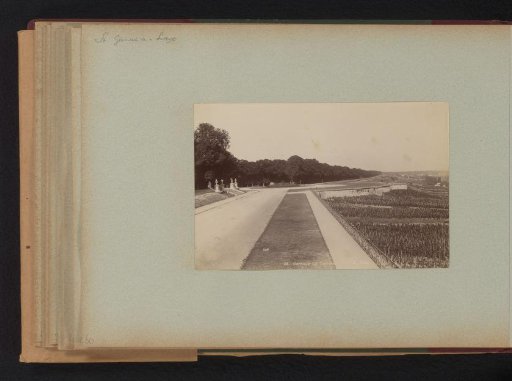 View of the gardens of the Palace of Saint-Germain-en-Laye
