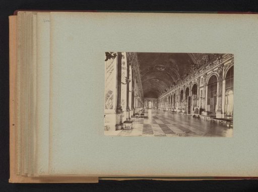 Interior of the Hall of Mirrors in the Palace of Versailles
