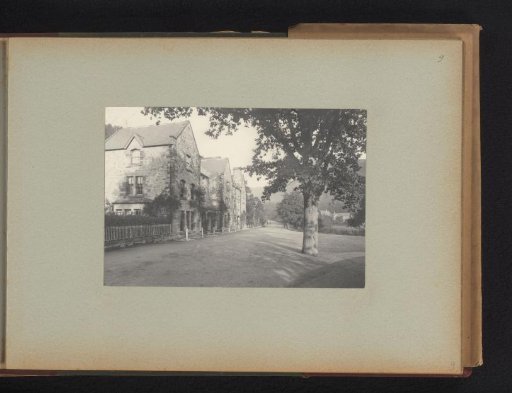 View of the Royal Oak Hotel at Betws-y-Coed, Wales