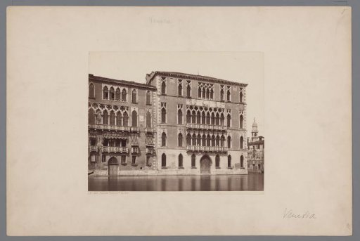 View of the Palazzo Foscari, Venice, Italy