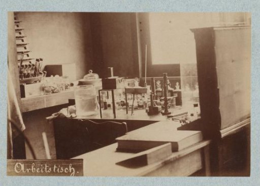 Instruments in a laboratory of the Zoological Station in Naples