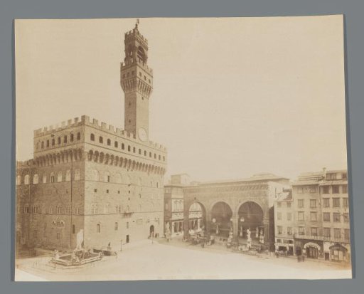 View of the Piazza della Signoria in Florence