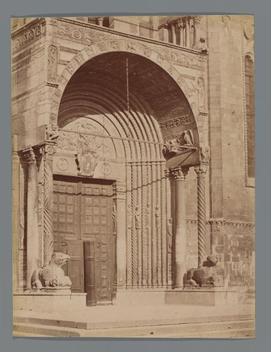 Portal of the cathedral of Verona