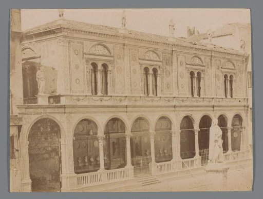 Facade of the Loggia del Consiglio in Verona